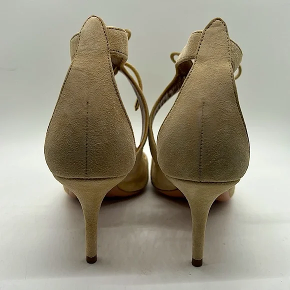 Aquazzura Firenze Beautiful Tan Suede Stiletto Heel Shoes *Sz 36/US Sz 6* 🔥🔥 - Picture 4 of 7